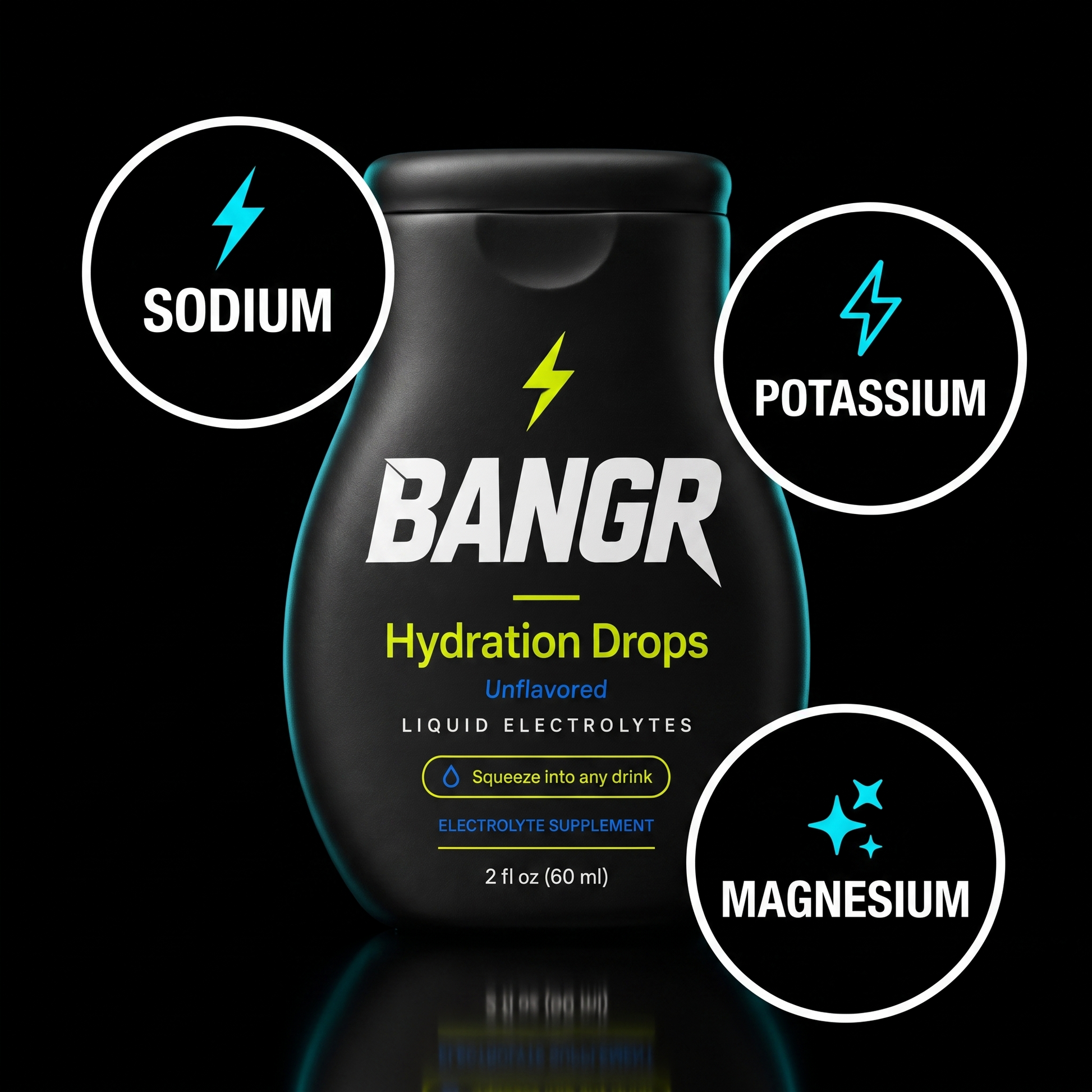 BANGR Drops med natrium, kalium och magnesium