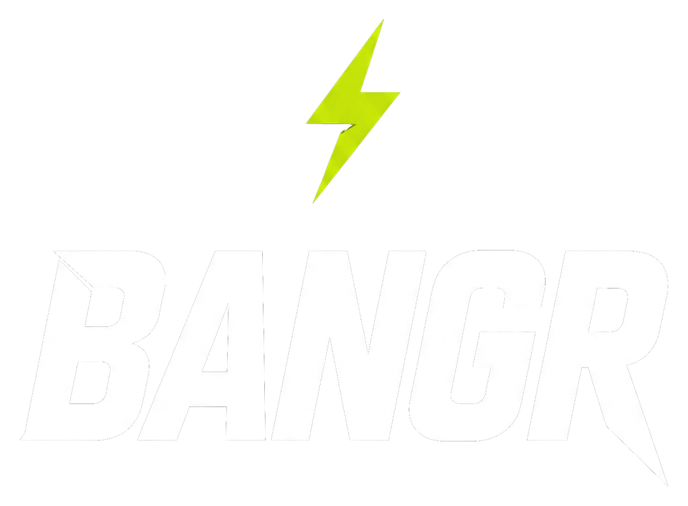 BANGR logotyp med blixt