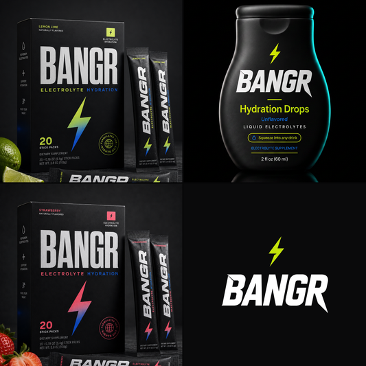 BANGR Trippeln – Drops, Sticks Lemon Lime och Sticks Strawberry